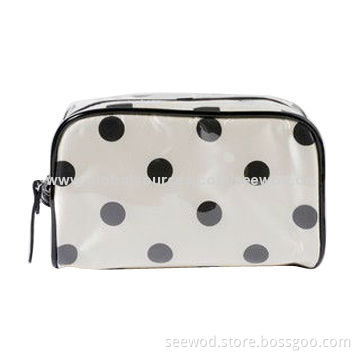 Polka Dot Cosmetic Bag, Various Colors are Available